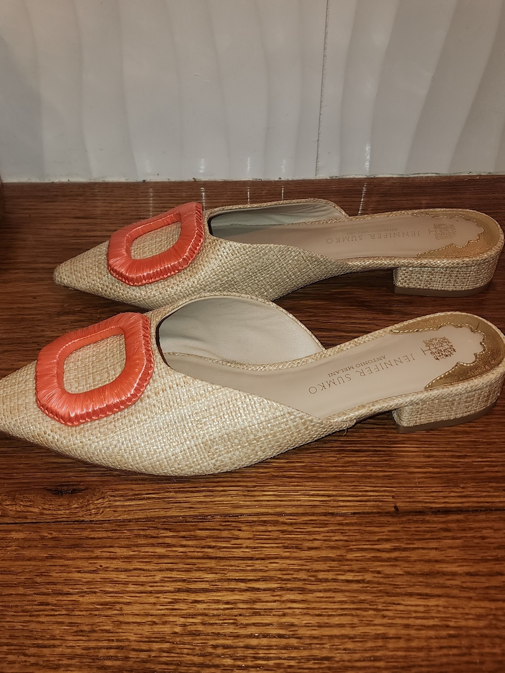 Jennifer Sumko And Antonio Melani Raffia Mules
